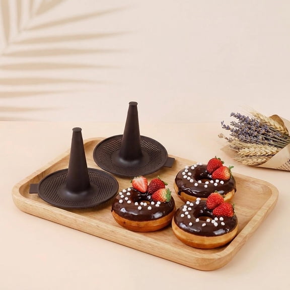 Silicone Donut Molds- Non-Stick Easy Release Baking Pan,Dishwasher Safe, Heat Resistant and Microwave Safe
