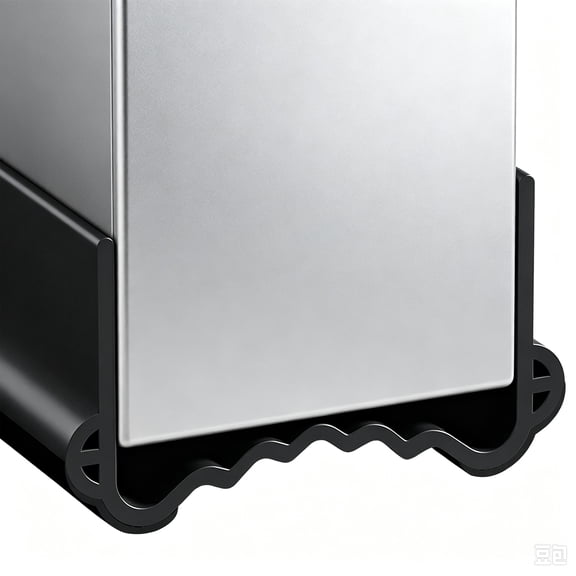 Silicone Door Draft Stopper, 39in Upgraded Slide-on Under Door Seal Blocker, Under Door Sweep Weather Stripping