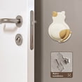 thumbnail image 1 of Silicone Door Knob Wall Bumper – Cute Animal Design Silent Collision Sticker for Walls, Doors, Refrigerator Handles, Noise Reduction and Scratch Protection, 1 of 6