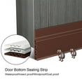 thumbnail image 1 of Silicone Door Seal Strip Waterproof Adhesive Weather Stripping Soundproof Door Gap Filler for Home Bedroom Kitchen Bathroom Toilet Restaurant, 1 of 7