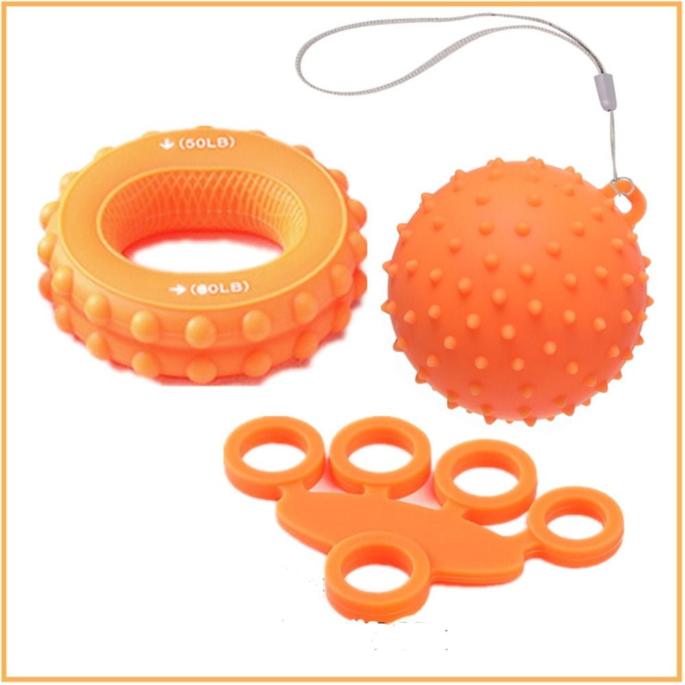 Silicone Double Strength with points Massage Ball Finger Tension Set