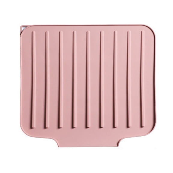 Silicone Drain Mat For Kitchen Countertop Not Slip Drying Rack Dishwasher Safe Flexible Storage