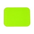 thumbnail image 1 of Silicone Drain Mat for Kitchen Sink,Non-Slip Water Separator Counter Protector,Insulated Pad for Dishes,Fryer & Wine Glasses,Counter Protector Mat,Green,8.6", 1 of 4
