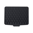 thumbnail image 1 of Silicone Drainage Pad Kitchen Accessories, Countertop Drain Mat, Sloped Design for Fast Water Draining, Heat-Resistant, Shock-Absorbing, Food-Grade Silicone, 40x30cm, 1 of 6