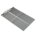 thumbnail image 1 of Silicone Draining Board Mat | Folding Dish Drying Pad | 15x9.8 Inch Large Drainer Mat | Dishwasher Safe & Heat Resistant (-40°F to 446°F) | Gray/Beige Options, 1 of 7