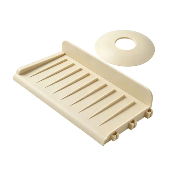Silicone Draining Mat Kitchen Drying Mat Dishes Bowls Vegetables Flexible Non Slip Easy Clean Silicone Accessory Multi Purpose Household Countertop Protection,Beige