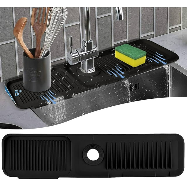 Silicone Draining Mat for Kitchen Sink Protectors MustHave Kitchen