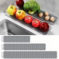 thumbnail image 1 of Silicone Drying Mats Bar Mat Dish Drying Sink Mat Bundle Storage 35Cm,55Cm,70Cm Black 35Cm 2Pcs YIWEI, 1 of 6