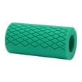 thumbnail image 1 of Silicone Dumbbell Barbell Grip Bar Handle Non-Slip Pull-Up Weight Lifting Support Fitness Use, 10x5CM,1 * Weighted bar grip,Green, 1 of 5