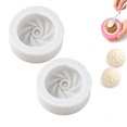thumbnail image 1 of Silicone Dumpling Mold, 2 Pcs Manual Baozi Molding Press, Dumpling Cake Pop Mold, 3D Bun Shape Silicone Mold for Diy Making Buns, 1 of 7