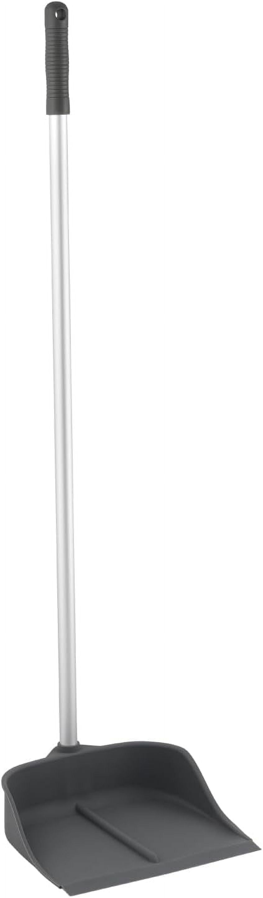 Silicone Dust Pan with Handle Commercial Lobby Dustpan with Long Handle ...