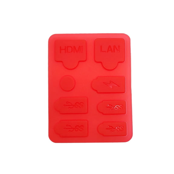 Silicone Dust Plugs Set For PS5 Slim Console, Anti-dust Cover Dustproof Plug Silicone Dust Protector for PS5 Slim Game Console Accessories