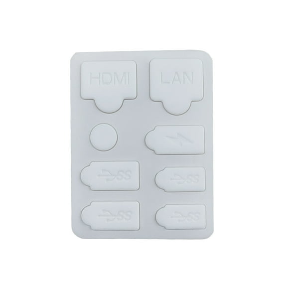 Silicone Dust Plugs Set For PS5 Slim Console, Anti-dust Cover Dustproof Plug Silicone Dust Protector for PS5 Slim Game Console Accessories
