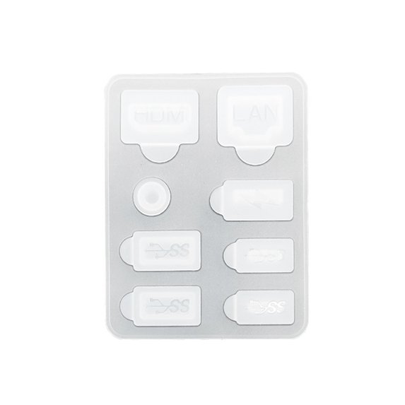 Silicone Dust Plugs Set For PS5 Slim Console, Anti-dust Cover Dustproof ...