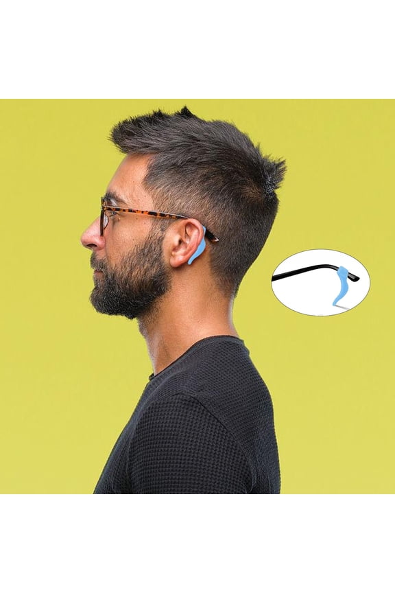 Silicone Ear Grip Sleeves for Glasses and Sunglasses Anti Slip with Soft Material and Secure Fit for Comfortable Wear