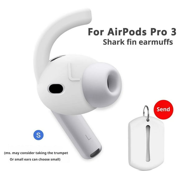 Silicone Ear Hooks for AirPods Pro 3 with Secure Fit for Exercise