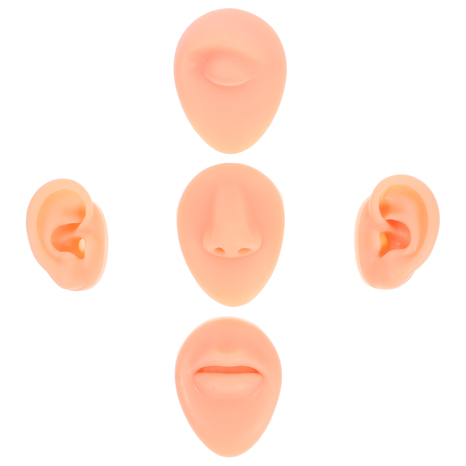 Silicone Ear Model Ear Piercing Training Model Piercing Practice Model