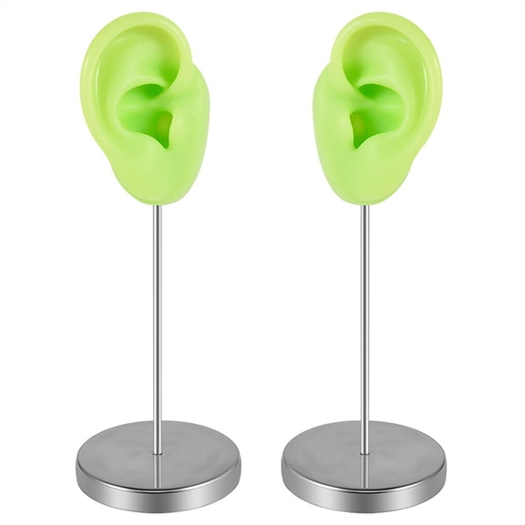 Silicone Ear Mold for Jewelry Displays Artificial Human Ear Model Realistic Ears Simulation Piercing Training Tool