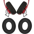 thumbnail image 1 of Silicone Ear Pad Covers for Studio 3 Headphone Accessories, Sweatproof & Washable Ear Cushion Covers for Studio 3 Headphone, Reserved Holes Silicone Case Cover (Black), 1 of 8