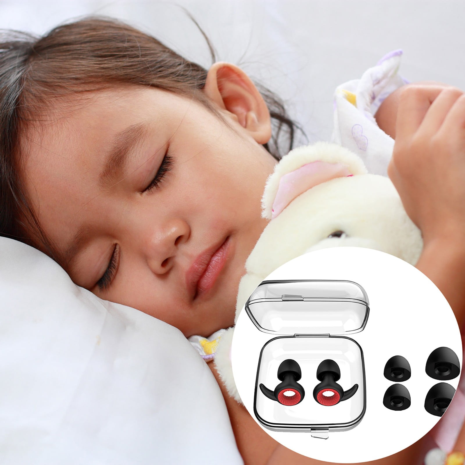 Silicone Earplugs For Sleeping Noise Cancelling War Wax Cleaning Ear