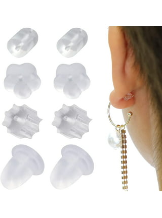 Jewelry Findings: Tube Earring Back/Stopper Rubber - Craft Medley