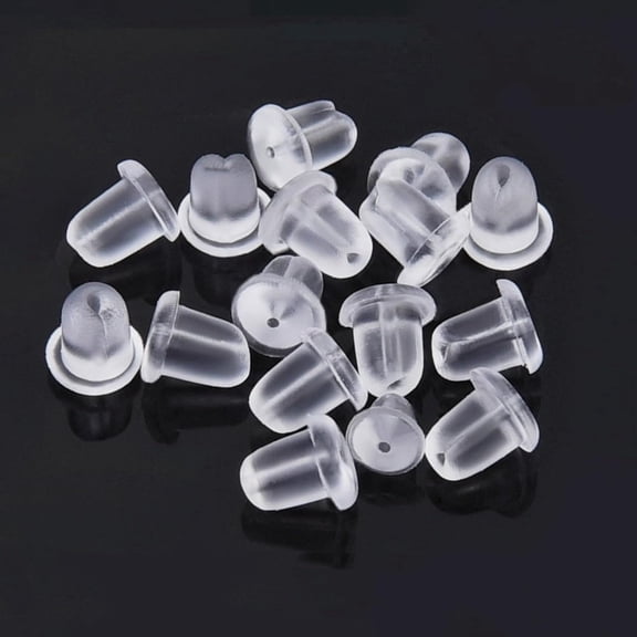 Silicone Earring Backs Easy Grip Locking Ear Jewelry Backs Replacement Accessoriesz(140pcs)