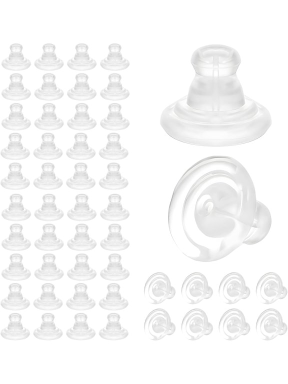 Silicone Earring Backs For Wire Earrings Locking Earrings Back For Studs/Droopy Heavy Comfort Rubber Earring Backs For Studs Safety Back Stoppers For Women Men