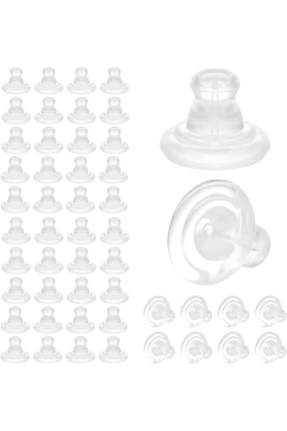 Silicone Earring Backs For Wire Earrings Locking Earrings Back For Studs/Droopy Heavy Comfort Rubber Earring Backs For Studs Safety Back Stoppers For Women Men