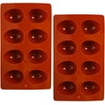thumbnail image 1 of Silicone Egg Molds - 8-Cavity Egg Shaped Baking Pan for Chocolate, Candy, Soap & Cake Decorating - Easter Egg Tray for Peanut Butter, Muffins & DIY Crafts, 1 of 6