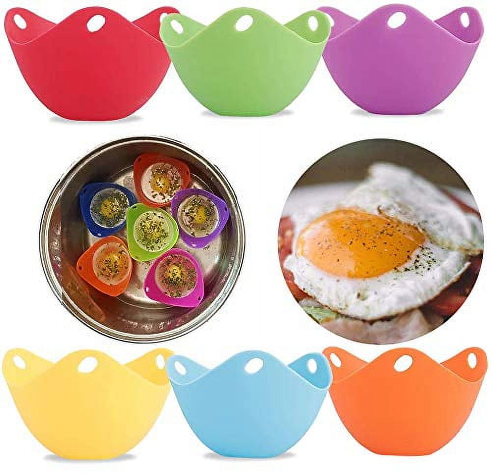 Silicone Egg Poacher Egg Cooker Egg Molds Stovetop Egg Poacher Pan