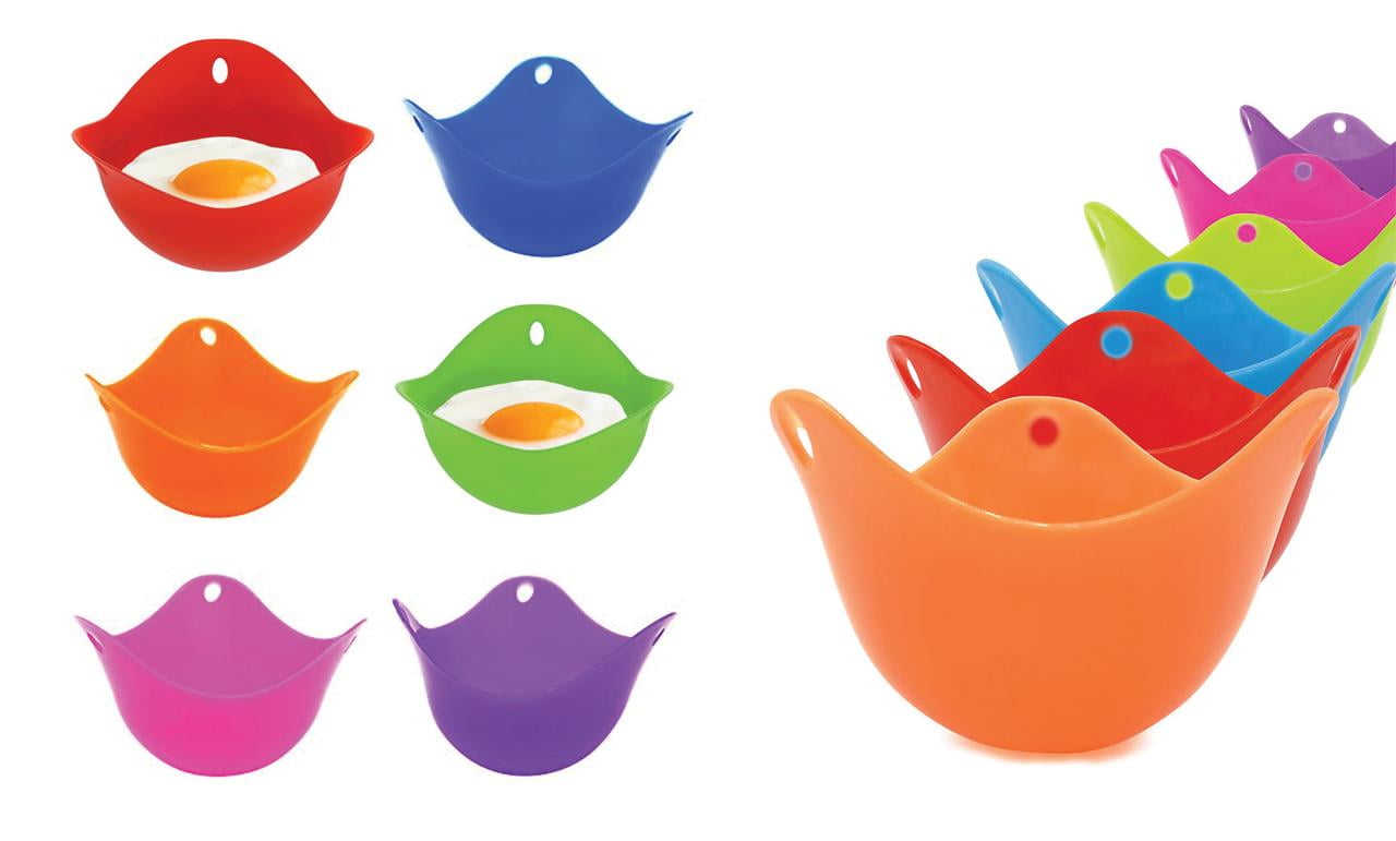 Silicone Egg Poachers (6-Pack)