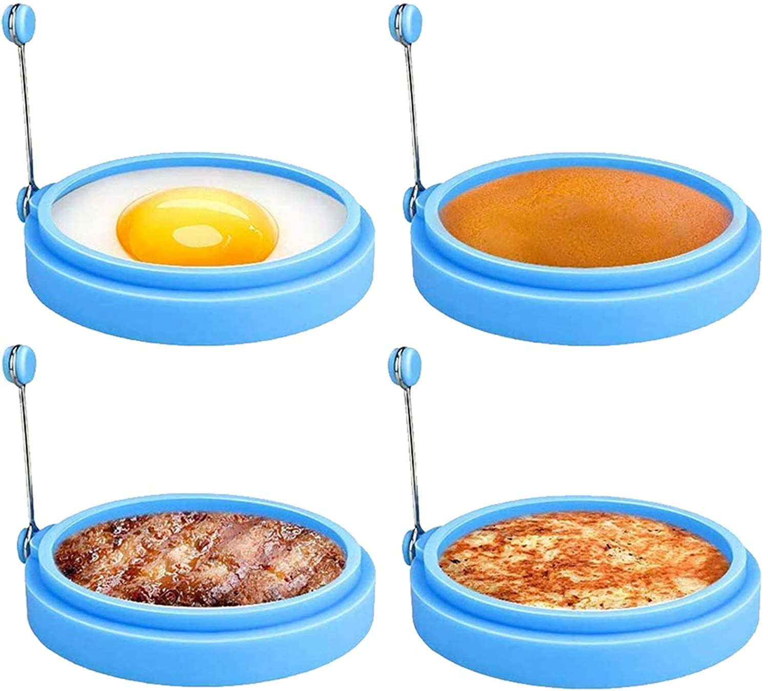 Egg Ring - Egg Rings 3 inch, Egg Rings for Frying Eggs and Egg McMuffins, Egg  Mold