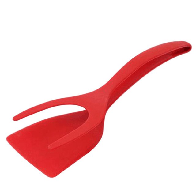 Silicone Egg Spatula 2 in 1 Grip & Flip, NonStick Fried Egg Turners