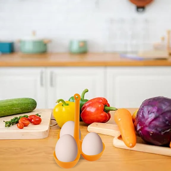 Silicone Egg Steamer Tray | Reusable Heatproof Boiled Egg Holder For Kitchen Breakfast Meal Prep And Dining