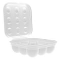 thumbnail image 1 of Silicone Egg Storage Box, 9 Grids Shockproof Egg Protector Tray for Refrigerator, Eggs Slot Tray Holder Box for Outdoor Camping Picnic BBQ Hiking, 1 of 7
