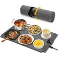 Silicone Electric Warming Tray for Food Foldable Roll up Food Warmers