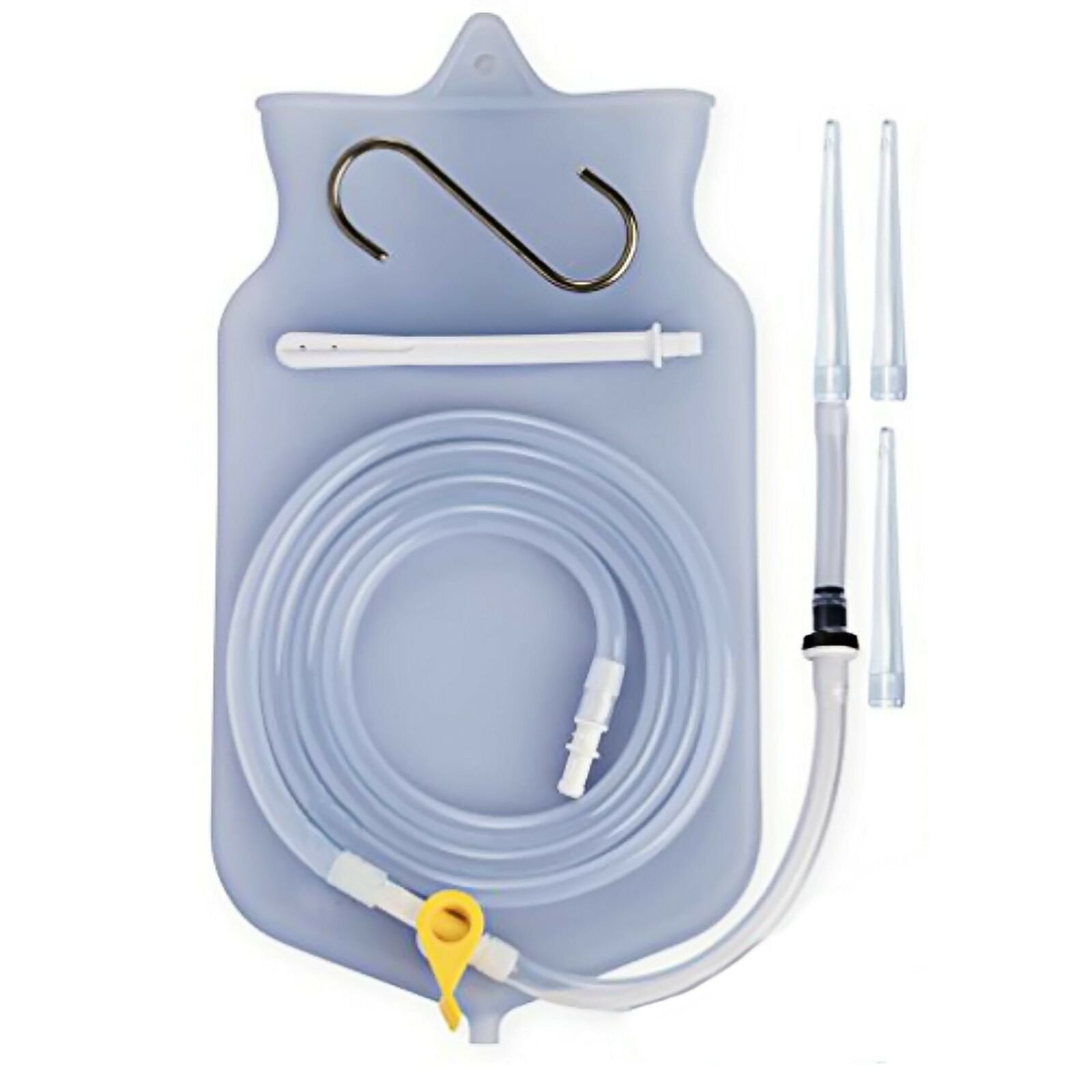 Silicone Enema Bag Soft Reusable Douche Cleansing Enema Kit