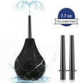 thumbnail image 1 of Silicone Enema Bulb Kit, Reusable Anal Clyster Cleaner with 2 pcs Soft and Smooth Nozzles, for Men Woman, 225ml, Black, 1 of 7