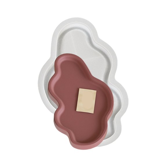 Silicone Epoxy Casting Tray Mold Easy Release Silicone Storage Display Tray Molds For Creative Homes Accessories
