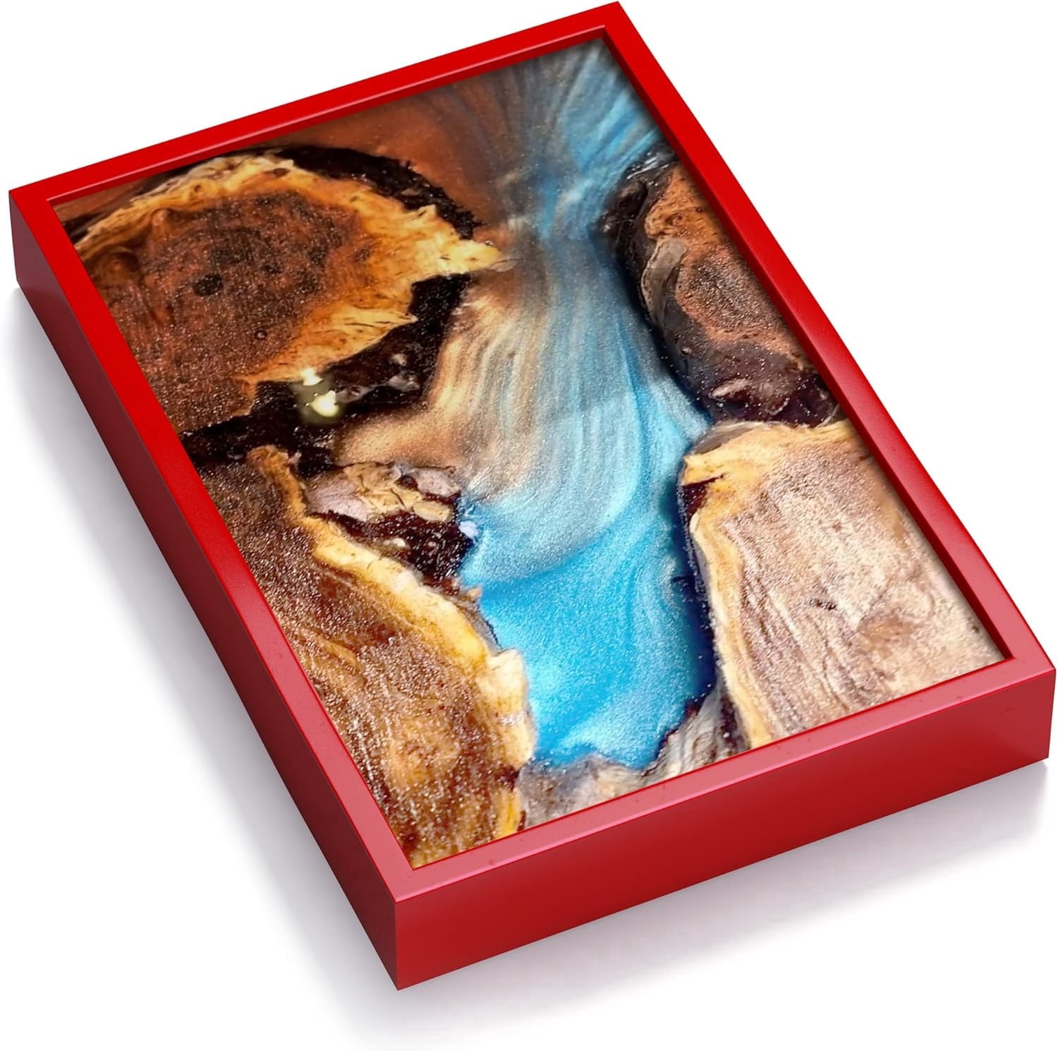 Silicone Epoxy Resin Casting Mold (18 x 12 x 2 Inches) - Time-Saving 1 Piece Mold with No Leak Seams, Essential Supplies for Charcuterie Board, Cutting Board, and Serving Tray