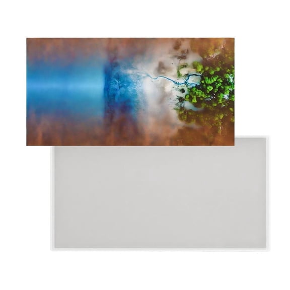 Silicone Epoxy Resin Molds Rectangular Shape Table Moulds Large Plate Moulds Silicone Texture Crafting Silicone Molds