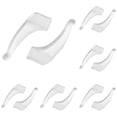 thumbnail image 1 of Silicone Eyeglass Ear Grips, Non-Slip Glasses Retainers for Comfortable Wear, Universal Fit for Arms, Secure and Soft, 5Pc(Clear, Large), 1 of 5