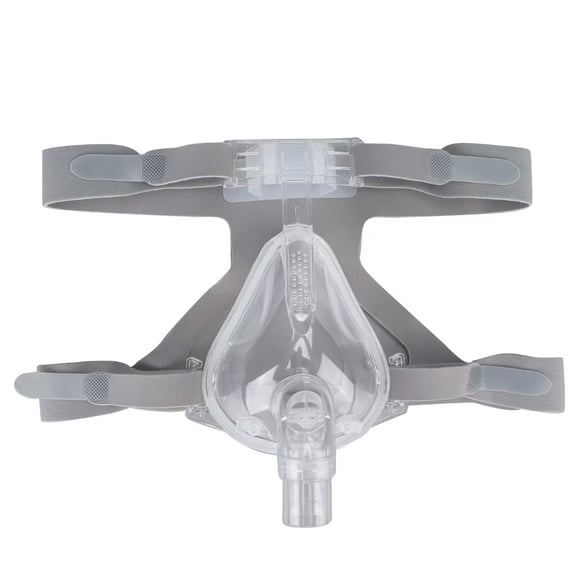 Silicone Face Cushion Replacements Set,  Full Assembly Kit with Headgear, Frame, Elbows, Covers Nose and Mouth  adjustable