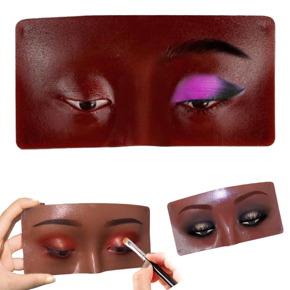 Silicone Face Eye Makeup Practice Board Realistic and Reusable Makeup