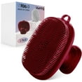 thumbnail image 1 of Silicone Face Scrubber for Men Facial Cleansing Brush Silicone Face Wash Brush Manual Waterproof Cleansing Skin Care Face Brushes for Cleansing and Exfoliating (red), 1 of 12