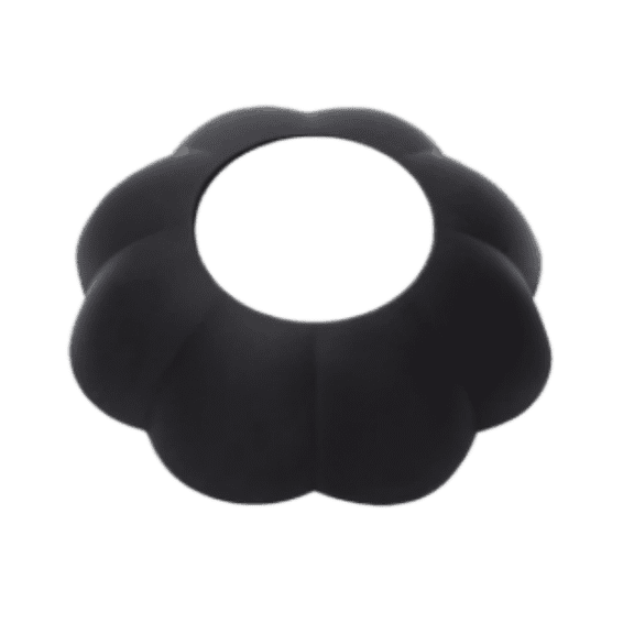 Silicone Faucet Handle Drip Catcher and Anti Splash Ring,Universal Fit for Faucet Bases, Splash Guard, Spill Prevention, Kitchen and Bathroom Use Black