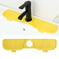 thumbnail image 1 of Silicone Faucet Handle Drip Catcher Tray Mat, Silicone Faucet Mat Sponge Holder for Kitchen Sink Accessories Gadgets, Drying Mat for Kitchen Counter Bathroom Sink Splash Guard, 1 of 8