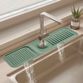 thumbnail image 1 of Silicone Faucet Splash Guard, Kitchen Sink Drain Mat with Drip Catcher Tray and Sink Organizer Caddy for Countertop Protection, 1 of 5