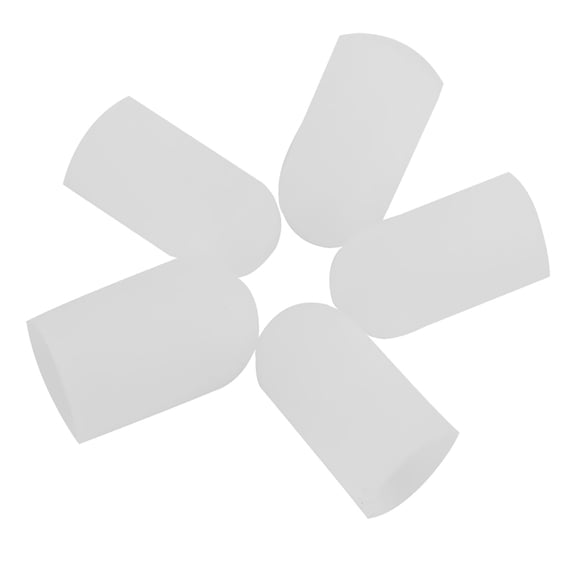 Silicone Finger Protector Caps, Heat Resistant Finger Cots for Cooking, Baking, Grilling - 5 Pieces