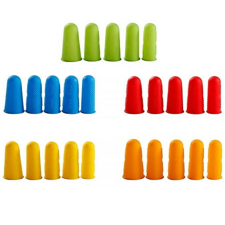 Silicone Fingertip Glove DIY Crafting Non-slip Anti-scald Insulation Fingertip 2#